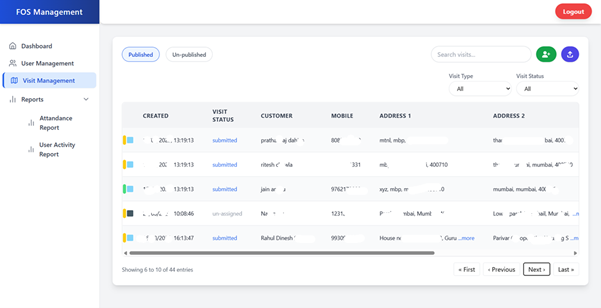 Mobile Field App
